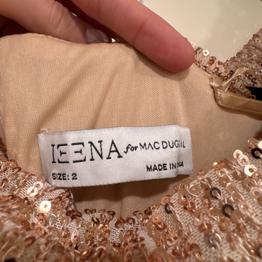 Mac Duggal Sequin Jumpsuit Size 2 - Picture 3 of 5